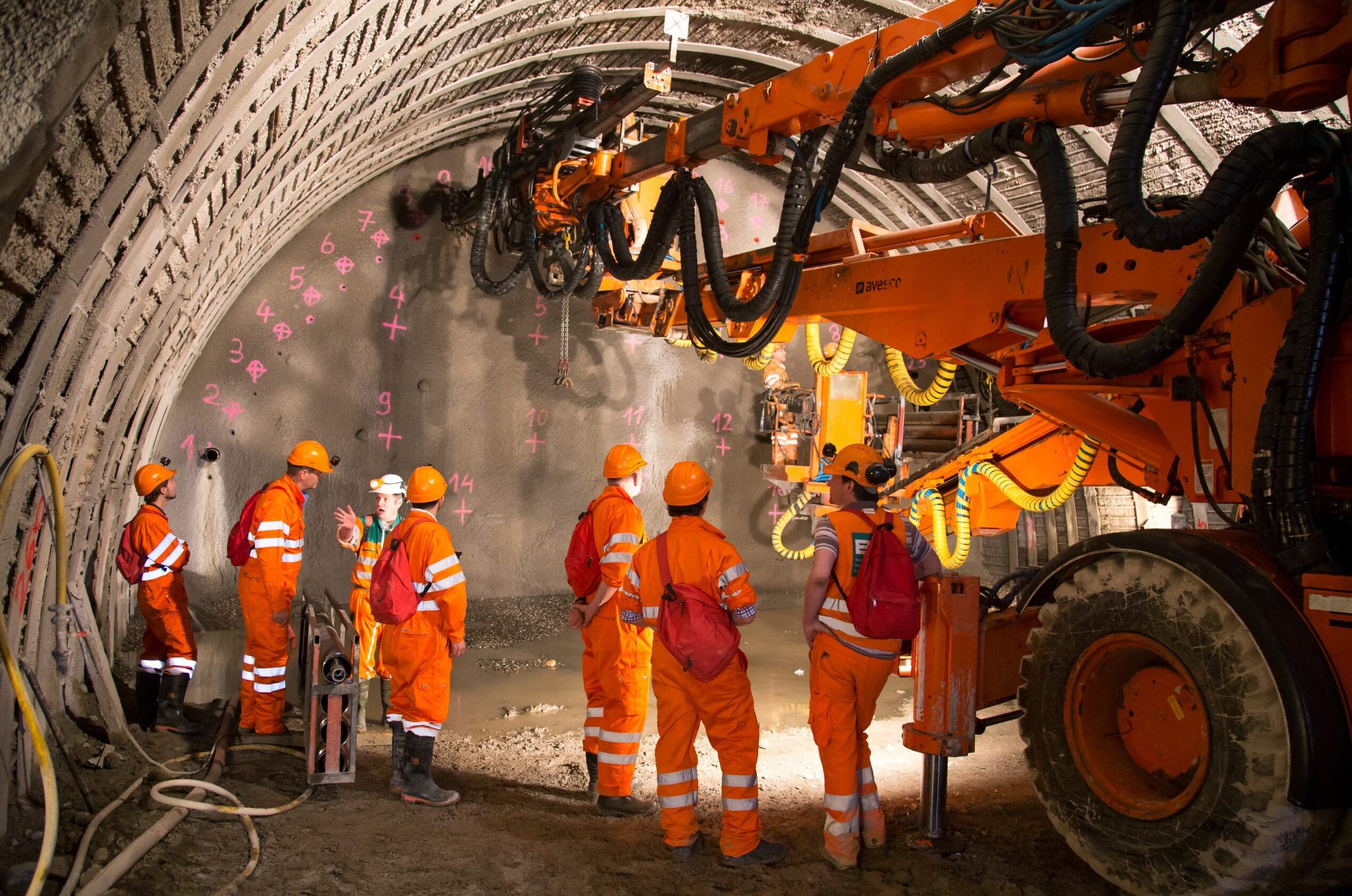 Rail Tunnel Link Up Network