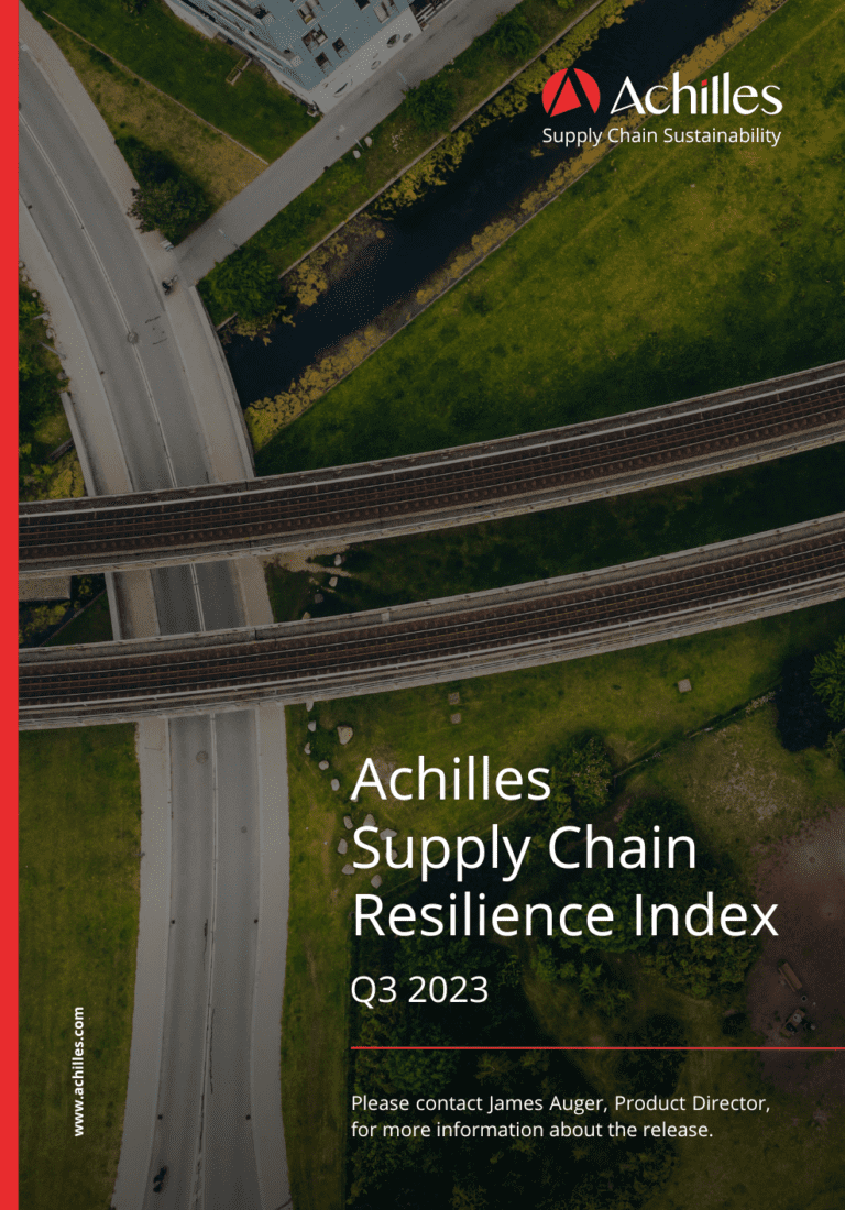 Supply Chain Resilience Index Q3 2023 | Achilles